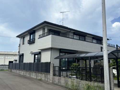 岐阜県関市　以前に塗装させていただいたお宅の再塗装を行いました